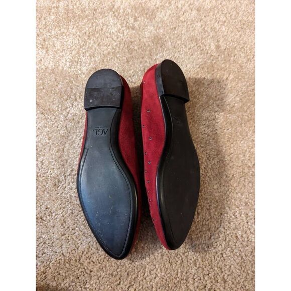 Agl suede berry grommet ballet flats sz 8.5 euc - Picture 3 of 6